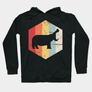 Retro 70s Hippo Hoodie